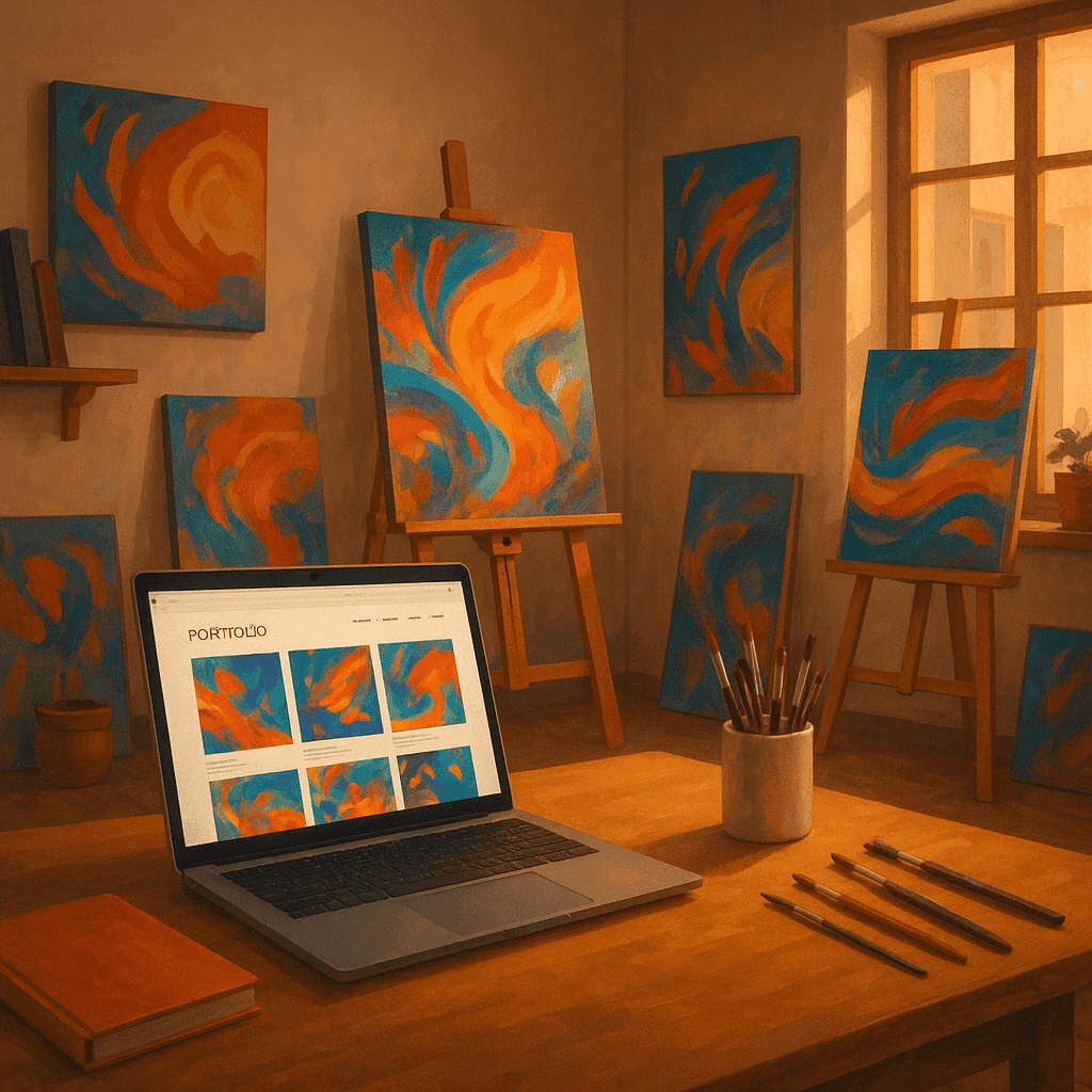 How to Build a Stunning Artist Website: Showcase Your Art Online